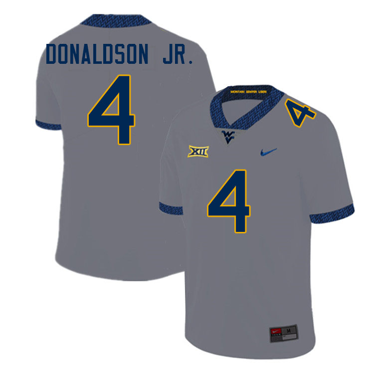 CJ Donaldson Jr. WVU Jersey,West Virginia Mountaineers #4 CJ Donaldson Jr. Jersey Youth College-Grey